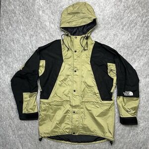 Vintage THE NORTH FACE Gore-Tex Mountain‎ Jacket Mens M Green Vented Pits Hooded